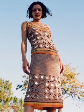 Wales Bonner Marimba Crotched Skirt